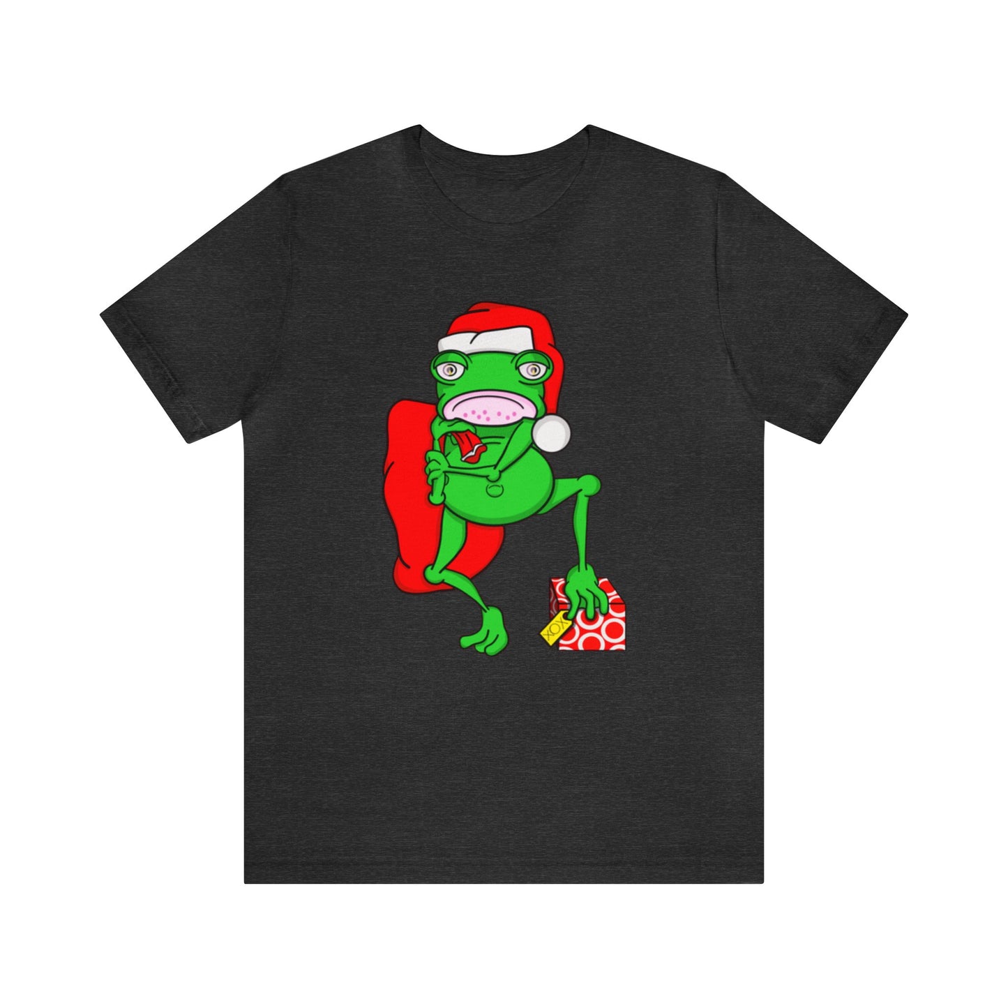 Frog Santa Shirt, Santa Claus Shirt, Christmas Shirt, Xmas Shirt, Holiday Shirt, Merry Shirt, Festive Shirt, Merry Christmas Tee, Frog Shirt