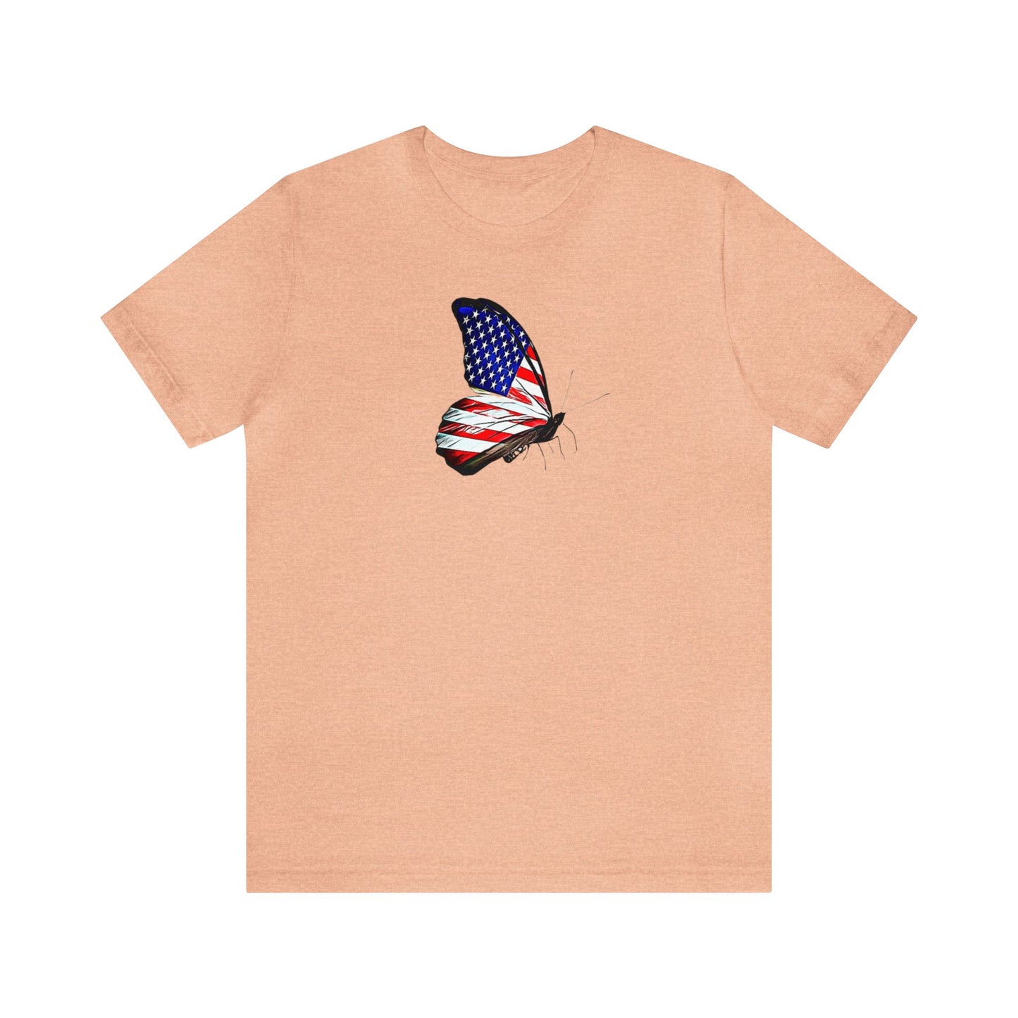 American Flag Butterfly Shirt, Red, White and Blue, 4th of July Shirt, Patriotic Shirt, USA Shirt, Freedom Shirt, Butterfly Shirt, Butterfly