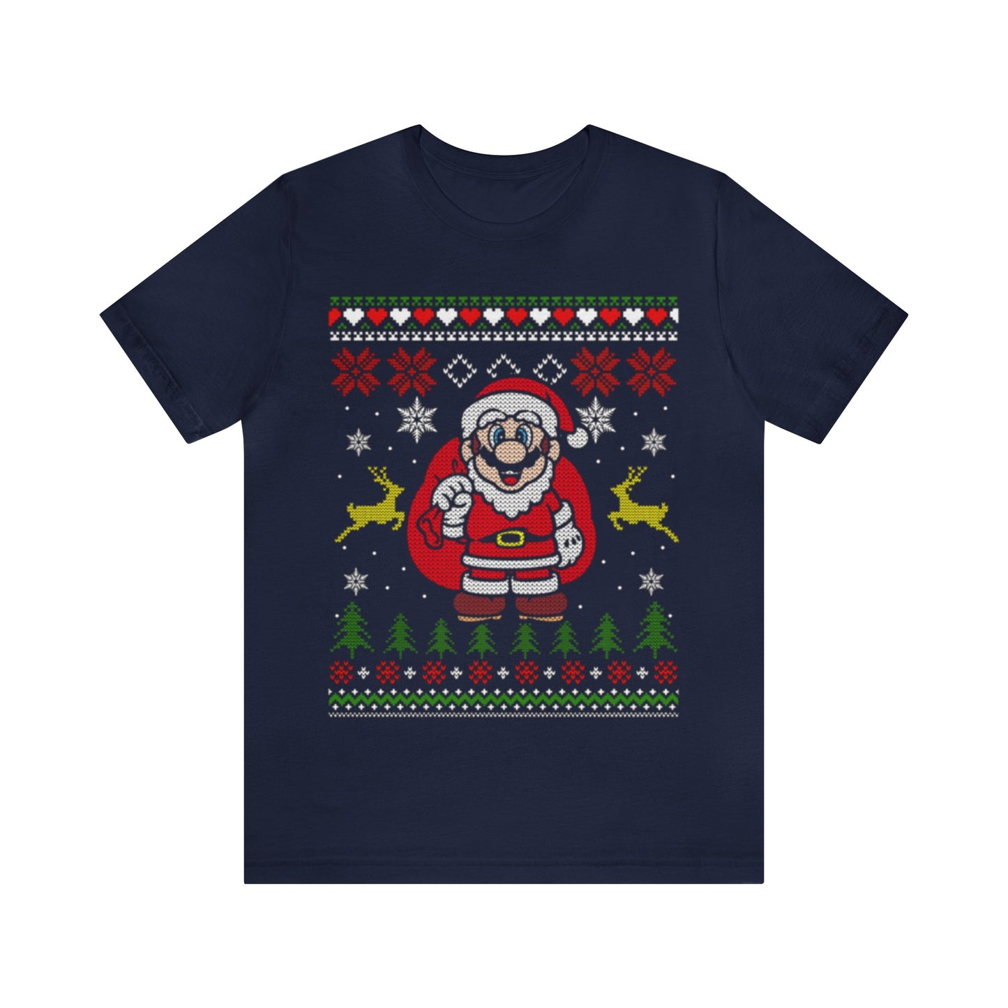 Super Santa Mario Ugly Christmas Sweater, NES Christmas Sweater, Holiday Sweater, Ugly, Xmas, Funny Christmas, Funny Gift, Christmas Shirt