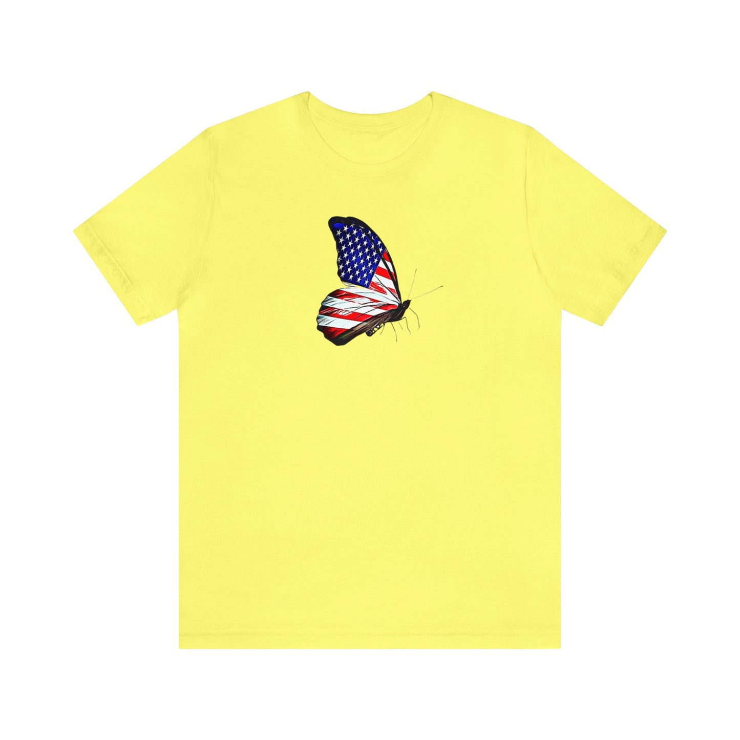 American Flag Butterfly Shirt, Red, White and Blue, 4th of July Shirt, Patriotic Shirt, USA Shirt, Freedom Shirt, Butterfly Shirt, Butterfly