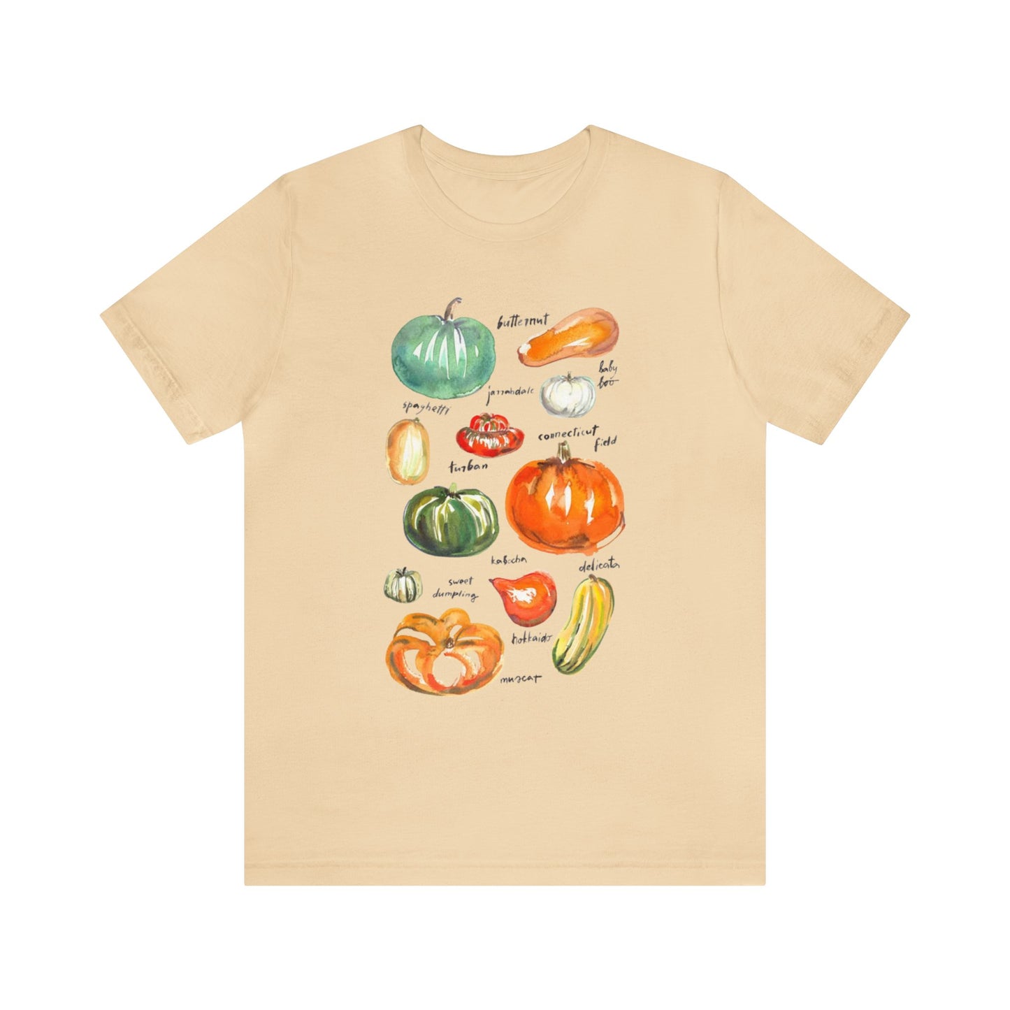 Squash Variety Shirt, Thanksgiving Fall Shirt, Cottagecore Shirt, Squash and Gourd Shirt, Gardener & Plant Lover Shirt, Autumn Season Shirt