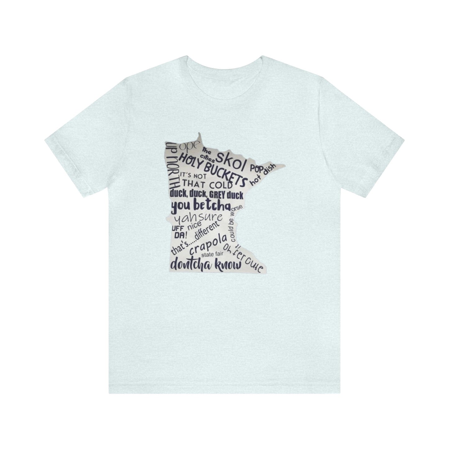 Minnesota Words Shirt, Minnesota State Shirt, Minnesota State Map Shirt, Funny Minnesota Shirt, MN Shirt, Up North Shirt, Funny MN Words Tee