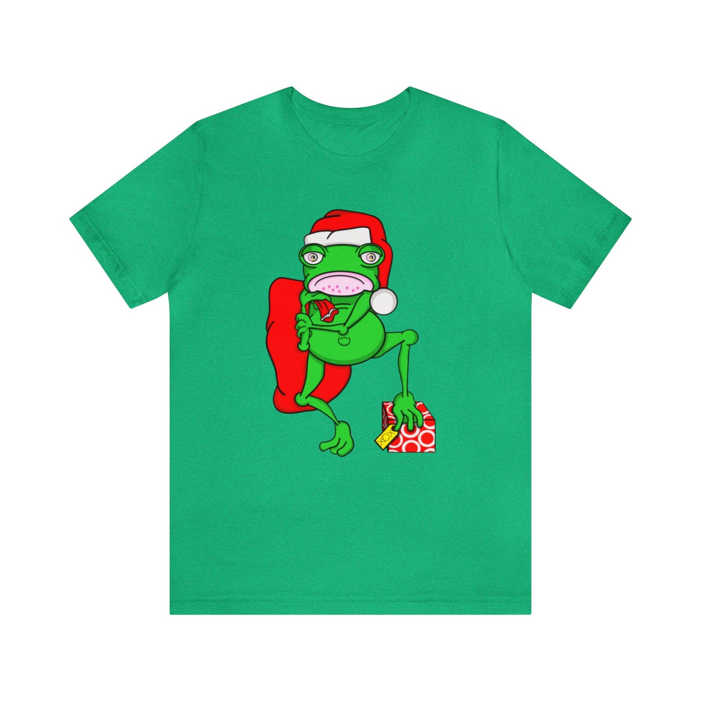 Frog Santa Shirt, Santa Claus Shirt, Christmas Shirt, Xmas Shirt, Holiday Shirt, Merry Shirt, Festive Shirt, Merry Christmas Tee, Frog Shirt