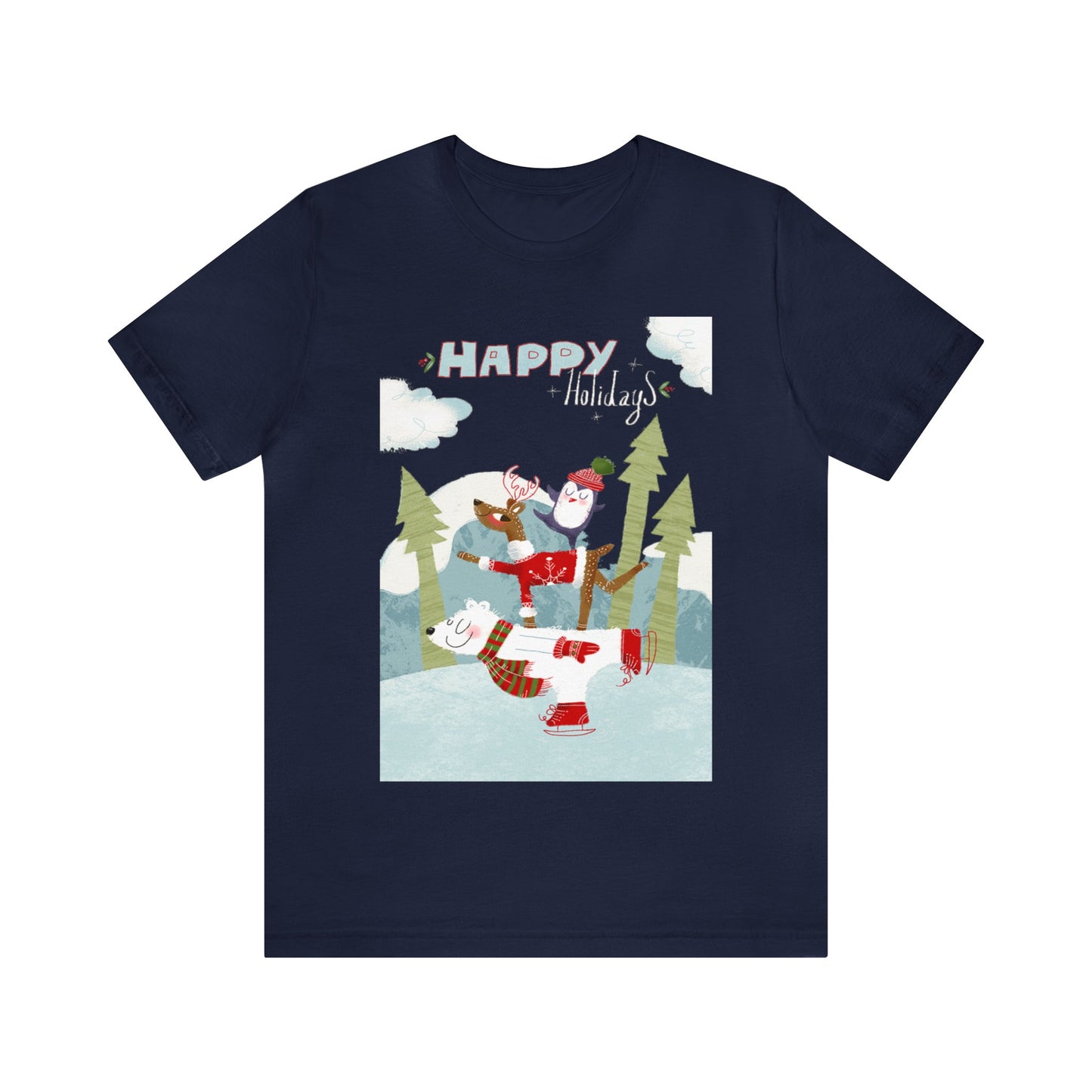 Happy Holidays Shirt, Christmas Shirt, Xmas Shirt, Holiday Shirt, Merry Shirt, Festive Shirt, Merry Christmas Tee, Christmas Gift, Holiday