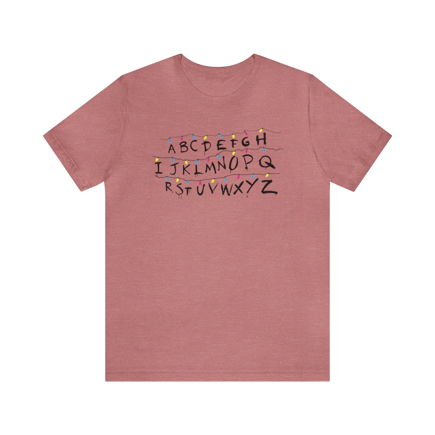 ABC Christmas Shirt, Stranger Things Alphabet Christmas Shirt, Teacher Alphabet Xmas Gift, Holiday, Ugly, Xmas, Christmas Sweatshirt, Xmas T