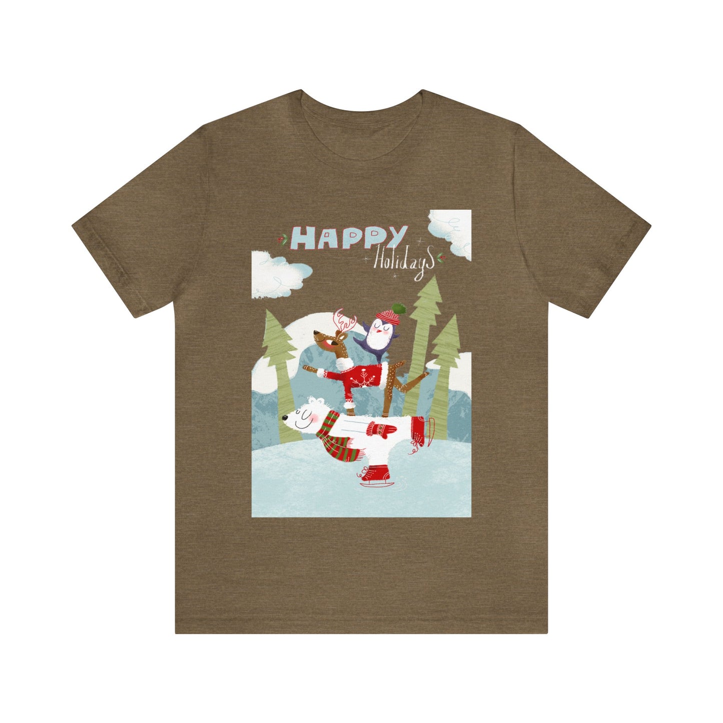 Happy Holidays Shirt, Christmas Shirt, Xmas Shirt, Holiday Shirt, Merry Shirt, Festive Shirt, Merry Christmas Tee, Christmas Gift, Holiday