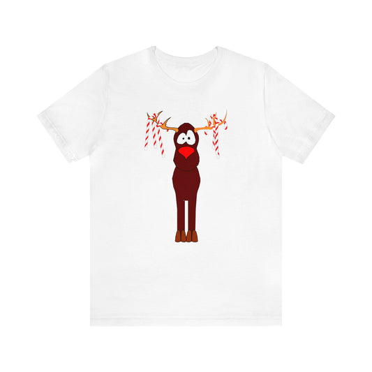 Rudolph Shirt, Reindeer shirt, Christmas Shirt, Xmas Shirt, Holiday Shirt, Merry Shirt, Festive Shirt, Merry Christmas Tee, Christmas Gift