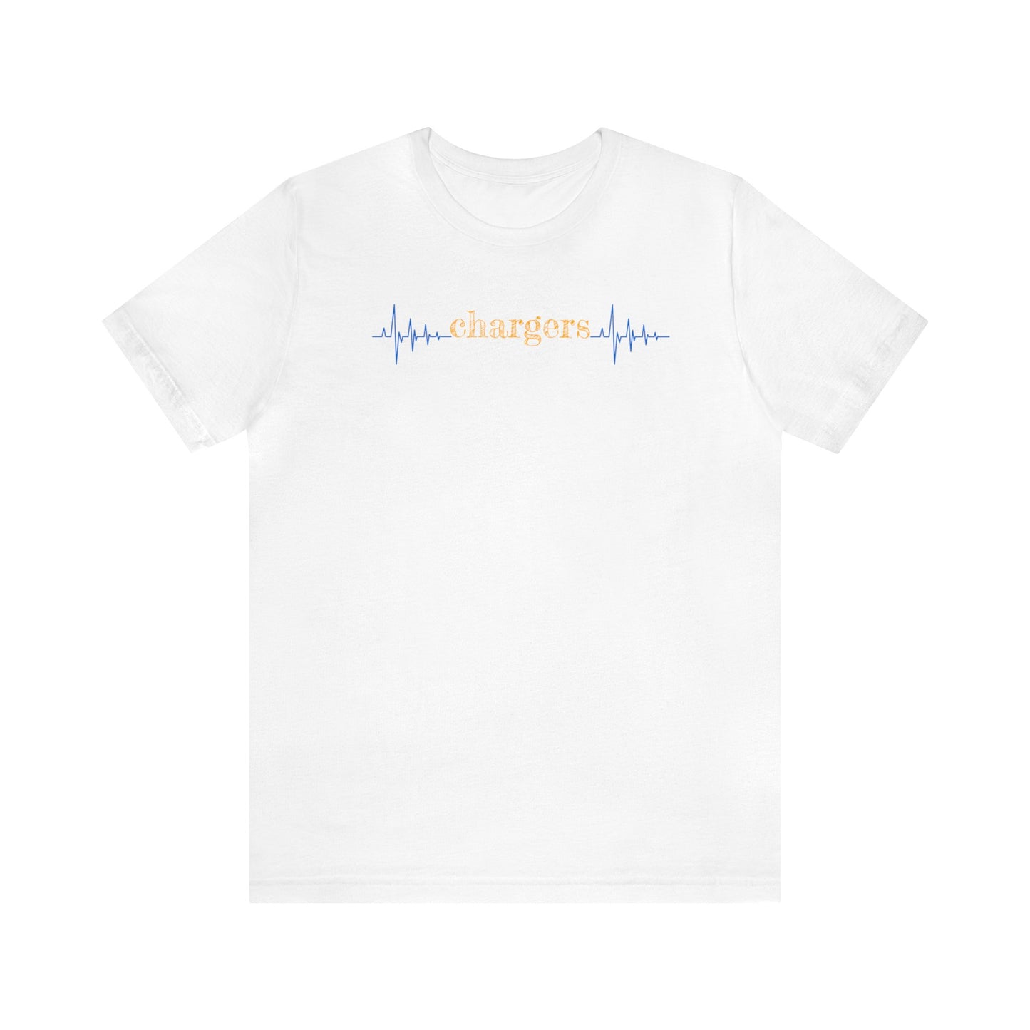 Heartbeat LA Chargers Shirt, Football Shirt, Heartbeat Sports Shirt, Los Angeles Football, Football Tee, Heartbeat Shirt, Chargers Shirt