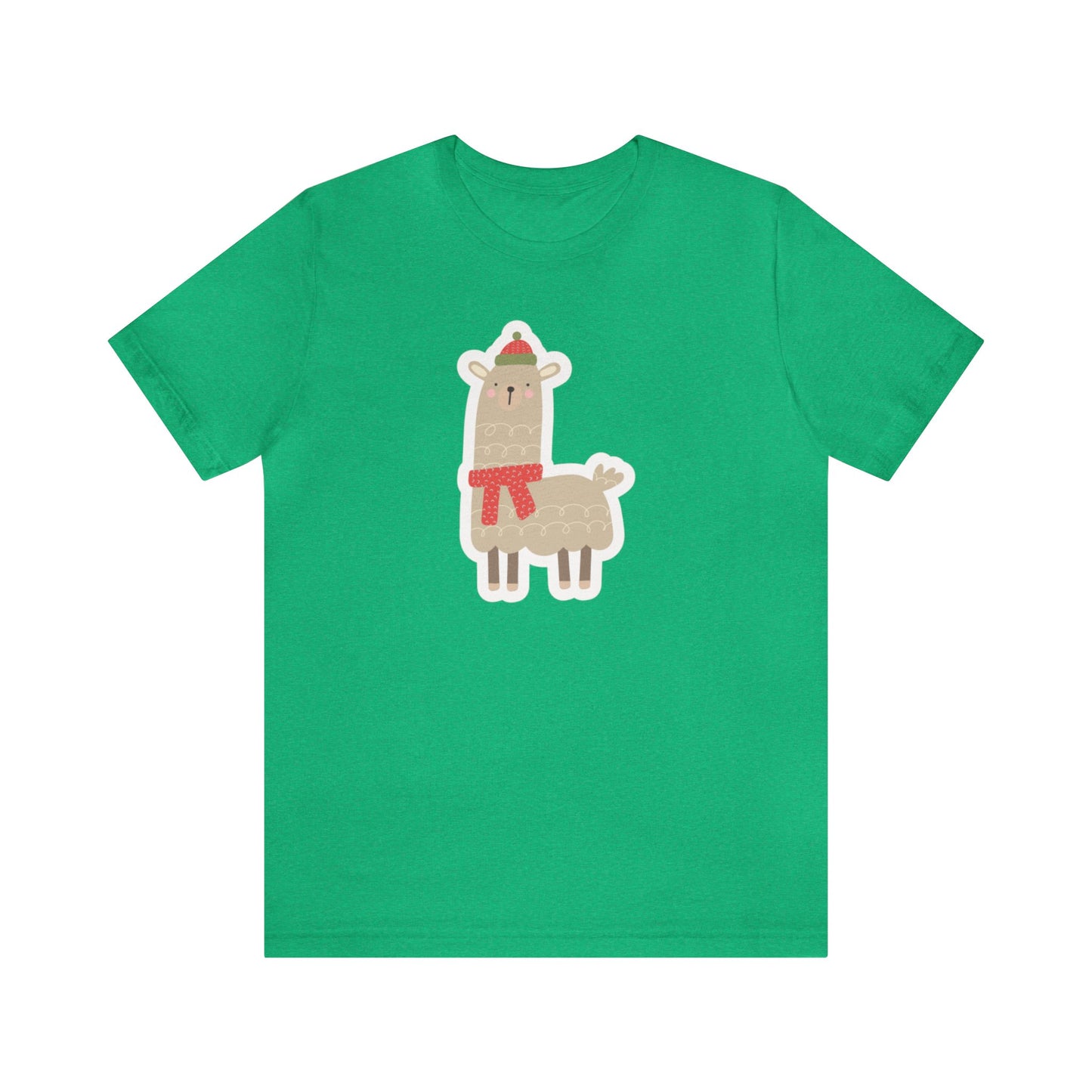 Llama Wearing a Scarf Shirt, Llama shirt, Llama Christmas Shirt, Xmas Shirt, Holiday Shirt, Merry Shirt, Festive Shirt, Merry Christmas T