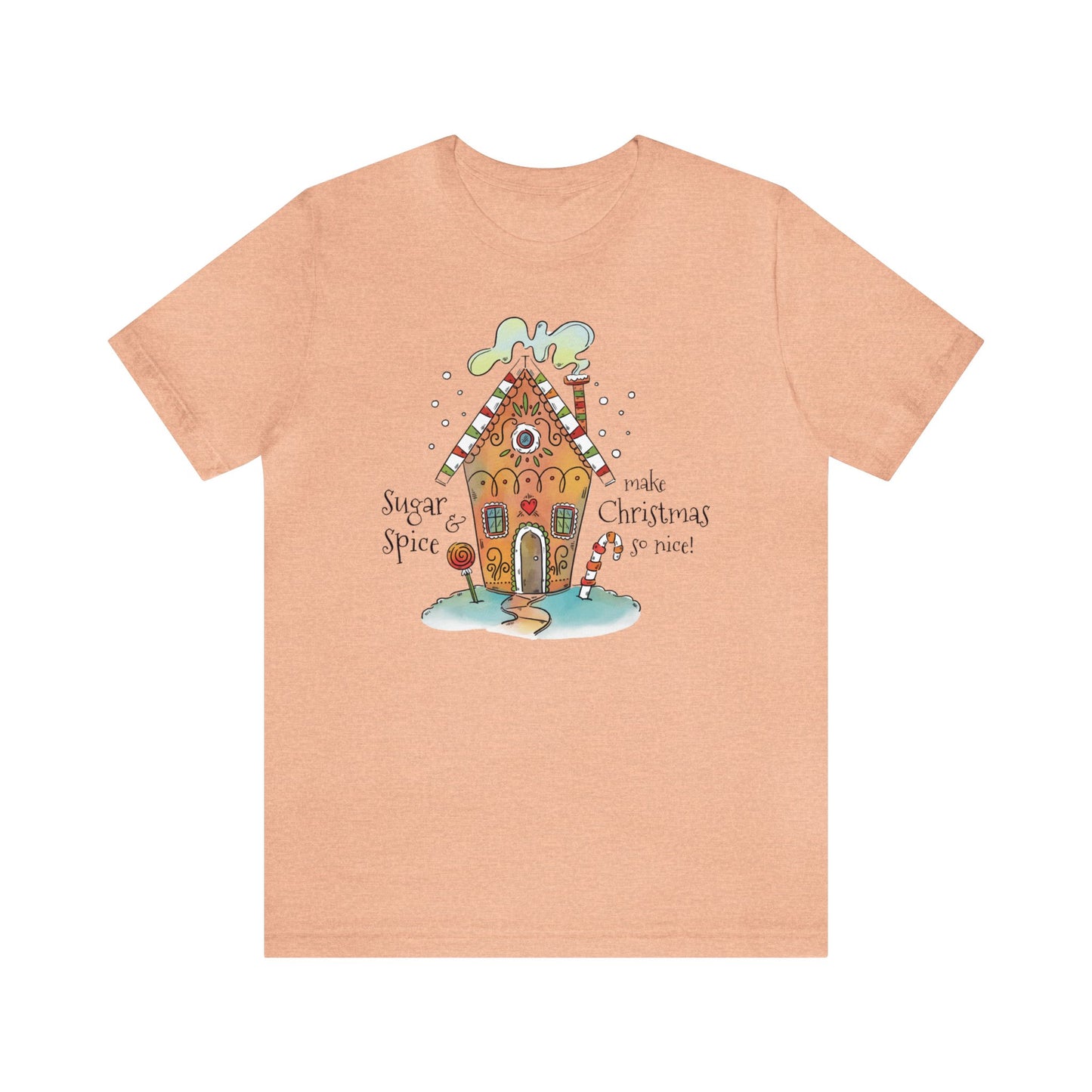 Sugar And Spice Make Christmas So Nice Shirt, Christmas Shirt, Xmas Shirt, Holiday Shirt, Merry Shirt, Festive Shirt, Christmas Gift, Winter