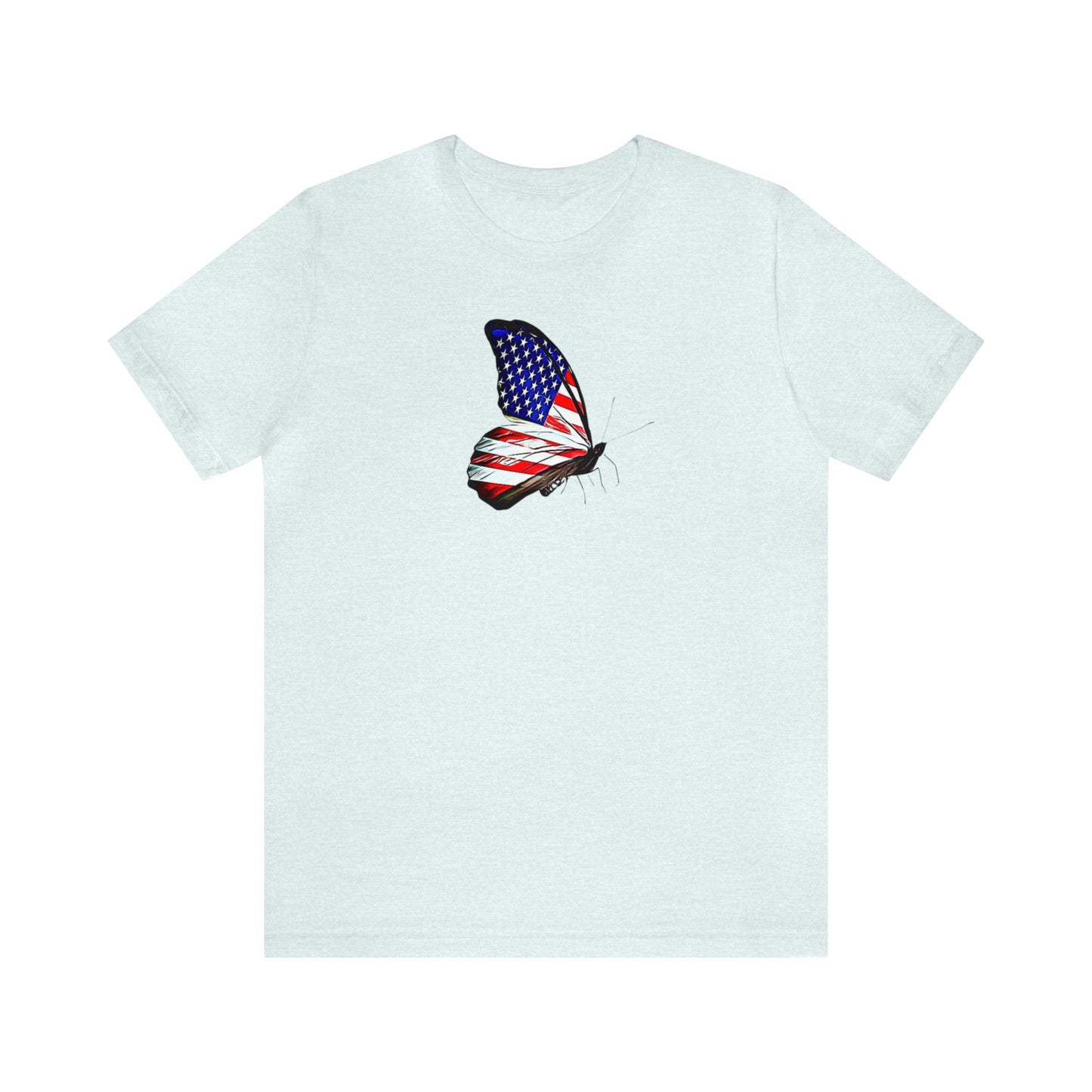 American Flag Butterfly Shirt, Red, White and Blue, 4th of July Shirt, Patriotic Shirt, USA Shirt, Freedom Shirt, Butterfly Shirt, Butterfly
