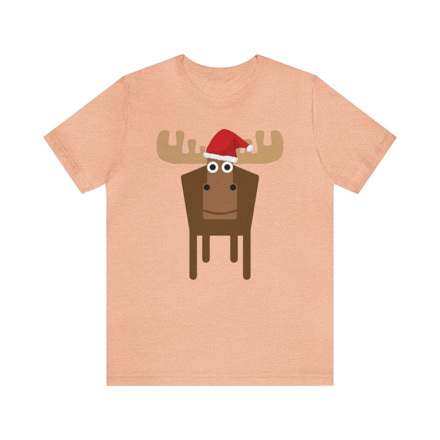 Christmas Moose, Santa Hat Moose, Santa Moose, Moose Shirt, Holiday, Xmas, Funny Christmas, Funny Gift, Mens Xmas, Womens Xmas, Sweatshirt
