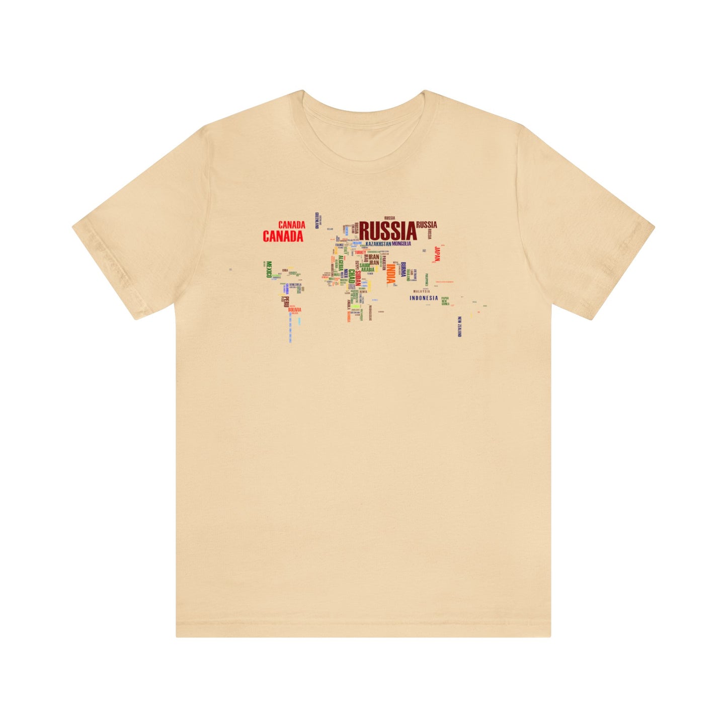 Countries Around the World Shirt, World Map Shirt, Travel Shirt, Travel Lover, Geography Shirt, Geography Teacher, Student Shirt, Teacher T