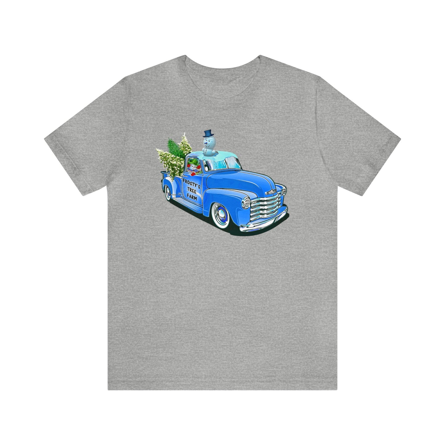Frosty's Tree Farm Truck Shirt, Farm Fresh Christmas Tree Truck Shirt, Vintage Christmas Truck Shirt, Packard Truck Shirt, Frosty Snowman T