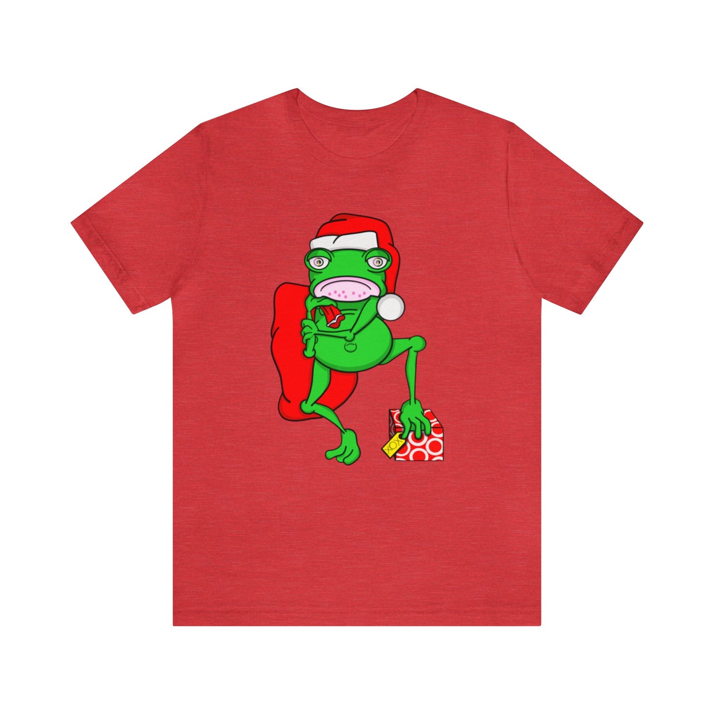 Frog Santa Shirt, Santa Claus Shirt, Christmas Shirt, Xmas Shirt, Holiday Shirt, Merry Shirt, Festive Shirt, Merry Christmas Tee, Frog Shirt