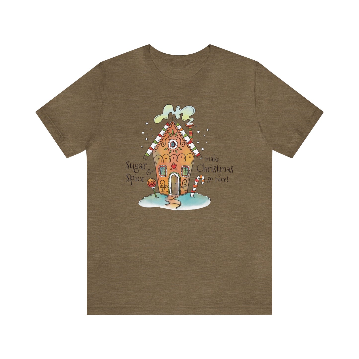 Sugar And Spice Make Christmas So Nice Shirt, Christmas Shirt, Xmas Shirt, Holiday Shirt, Merry Shirt, Festive Shirt, Christmas Gift, Winter