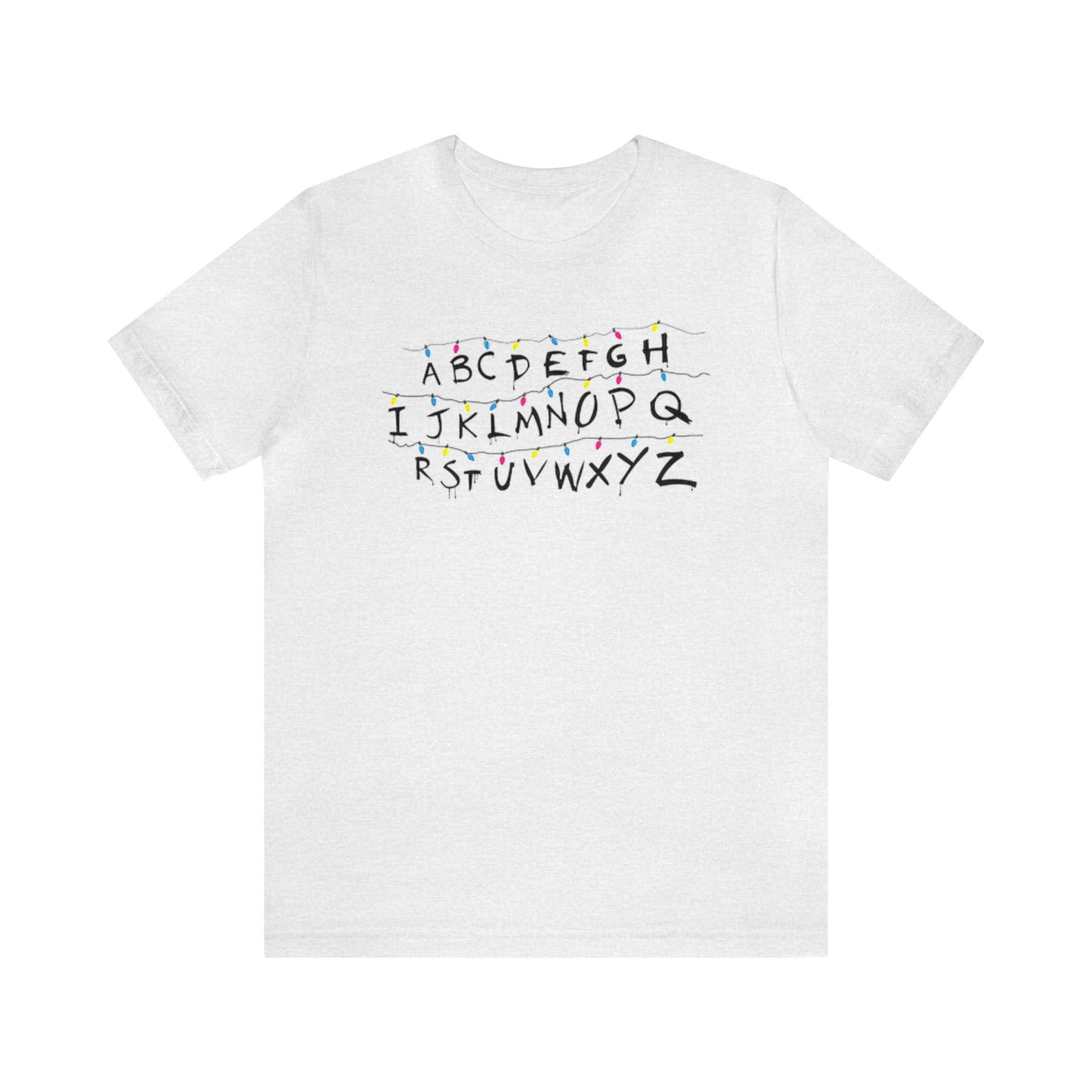 ABC Christmas Shirt, Stranger Things Alphabet Christmas Shirt, Teacher Alphabet Xmas Gift, Holiday, Ugly, Xmas, Christmas Sweatshirt, Xmas T
