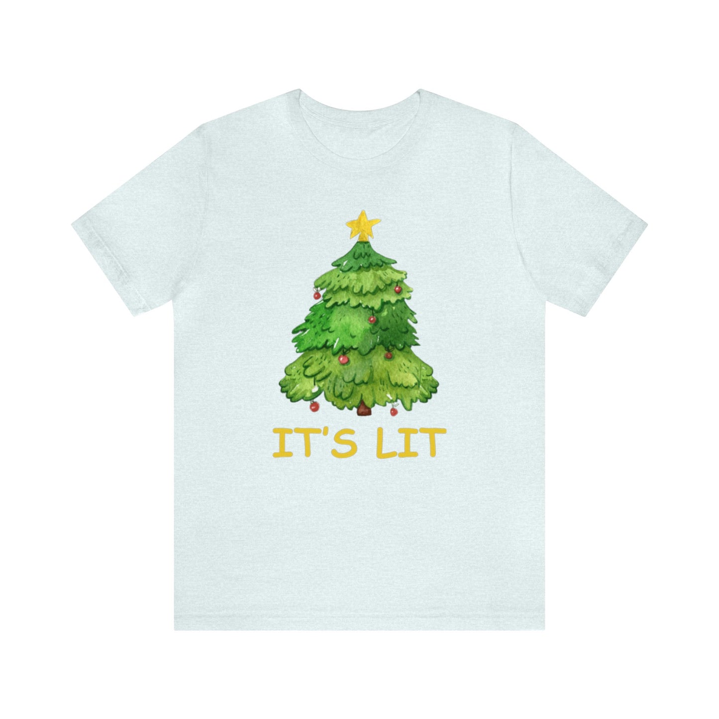 It's Lit Shirt, Christmas Tree Shirt, Christmas Shirt, Xmas Shirt, Holiday Shirt, Merry Shirt, Festive Shirt, Merry Christmas Tee, Tree Tee