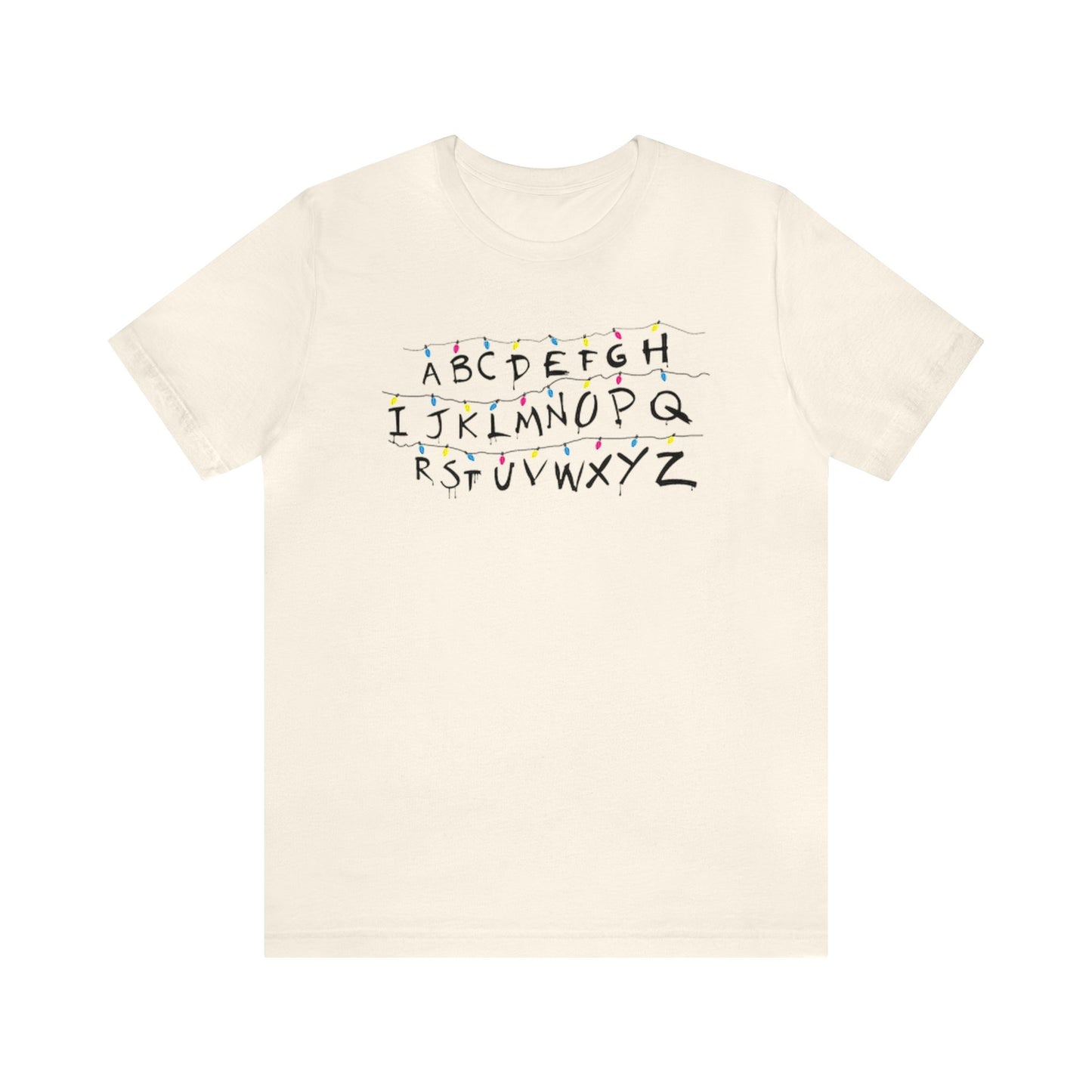 ABC Christmas Shirt, Stranger Things Alphabet Christmas Shirt, Teacher Alphabet Xmas Gift, Holiday, Ugly, Xmas, Christmas Sweatshirt, Xmas T