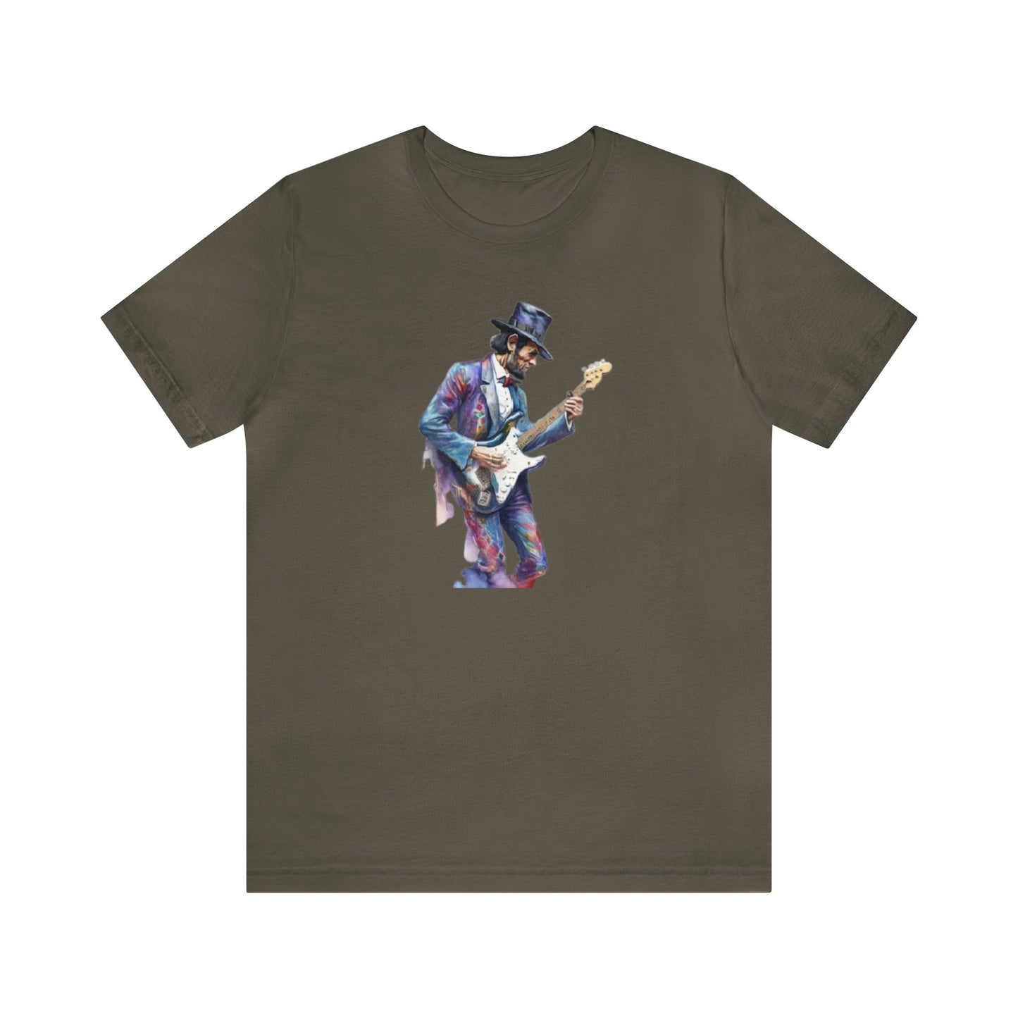 Abraham Lincoln Playing Guitar Shirt, Abe Lincoln Shirt, Patriotic Shirt, 4th of July Shirt, Freedom Shirt, President Shirt, American Shirt