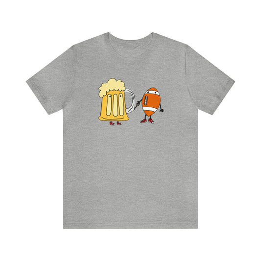 Beer and Football Shirt, Amerca's Past Time Shirt, American Dream Shirt, Football Lover Shirt, Beer Lover Shirt, Football Tee, Funny Sport T