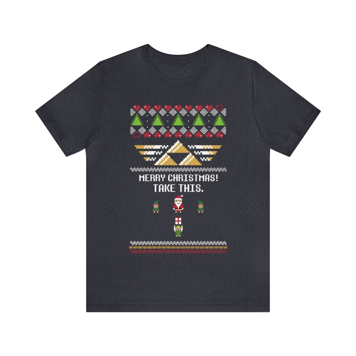 Merry Christmas Take This Ugly Christmas Sweater, NES Christmas Sweater, Video Game Shirt, Gamer Shirt, 8-Bit, Holiday Sweater, Ugly, Xmas