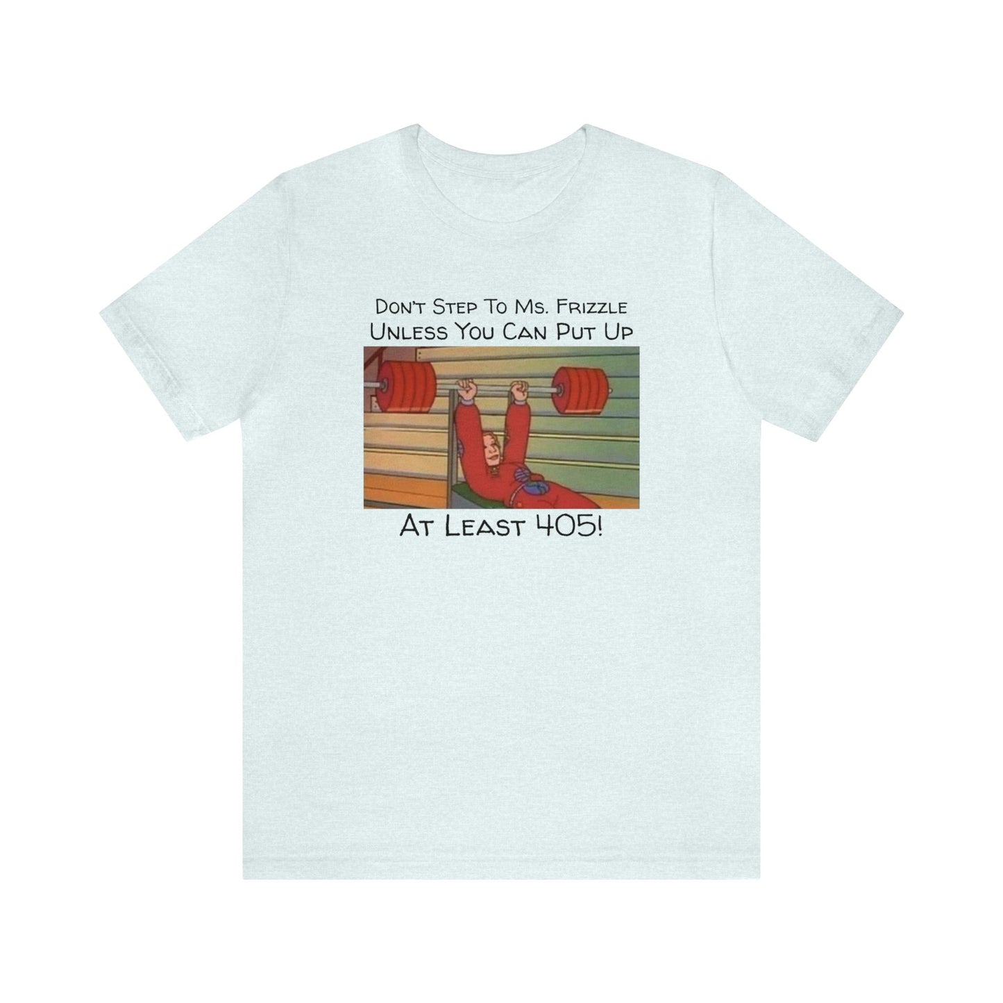 Ms. Frizzle Workout Shirt, Funny Shirt, Magic School Bus Gym T, Fitness Gym Shirt, Funny Gym Top, Muscle Shirt, Lifting Shirt, Flexing Tee,