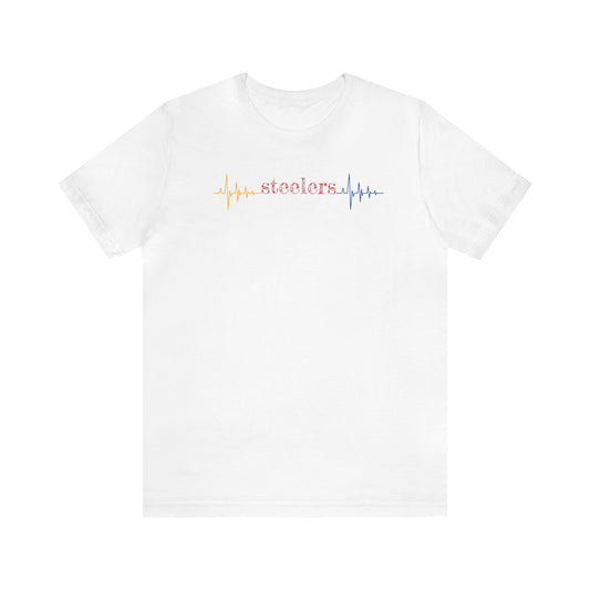 Heartbeat Pittsburgh Steelers Shirt, Football Shirt, Heartbeat Sport Shirt, Pittsburgh Football, Football T, Heartbeat Shirt, Steelers Shirt