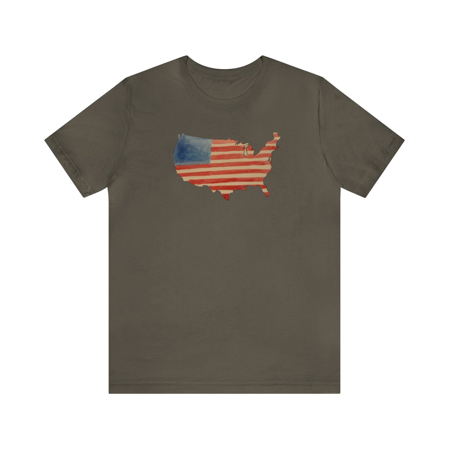 American Flag USA Shirt, Red, White and Blue, 4th of July Shirt, Patriotic Shirt, USA Shirt, Freedom Shirt, United States Country Shirt