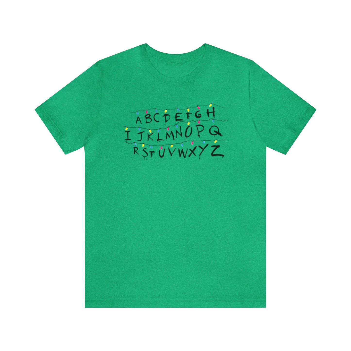 ABC Christmas Shirt, Stranger Things Alphabet Christmas Shirt, Teacher Alphabet Xmas Gift, Holiday, Ugly, Xmas, Christmas Sweatshirt, Xmas T