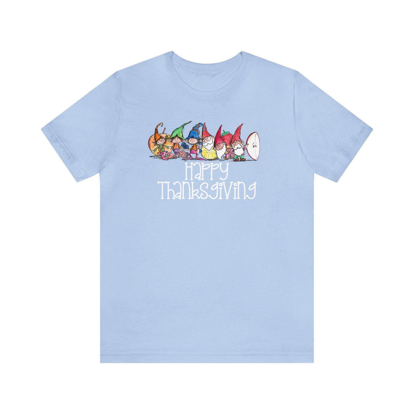 Happy Thanksgiving Gnomes, Hello Fall, Fall Shirt, Autumn Shirt, Cute Fall Shirt, Thanksgiving Shirt, Shirt for Women, Teacher Fall Shirt