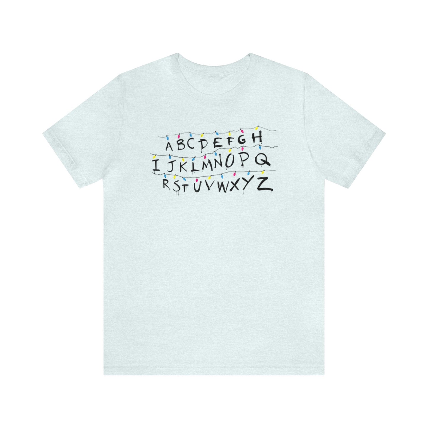 ABC Christmas Shirt, Stranger Things Alphabet Christmas Shirt, Teacher Alphabet Xmas Gift, Holiday, Ugly, Xmas, Christmas Sweatshirt, Xmas T