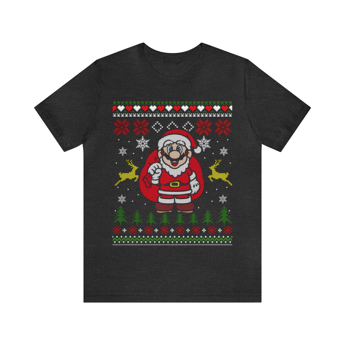 Super Santa Mario Ugly Christmas Sweater, NES Christmas Sweater, Holiday Sweater, Ugly, Xmas, Funny Christmas, Funny Gift, Christmas Shirt