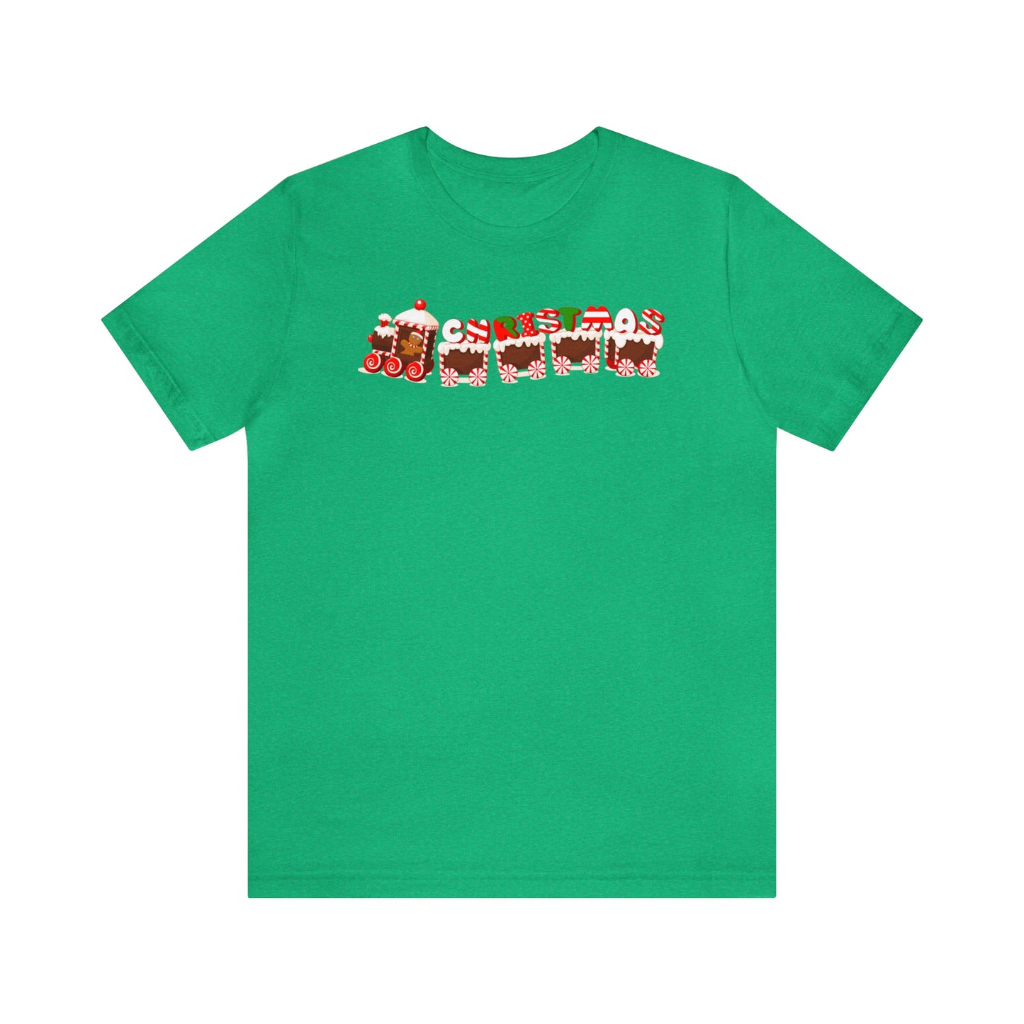 Ginger Bread Christmas Train Shirt, Christmas Shirt, Xmas Shirt, Holiday Shirt, Merry Shirt, Festive Shirt, Christmas Gift, Winter Tee