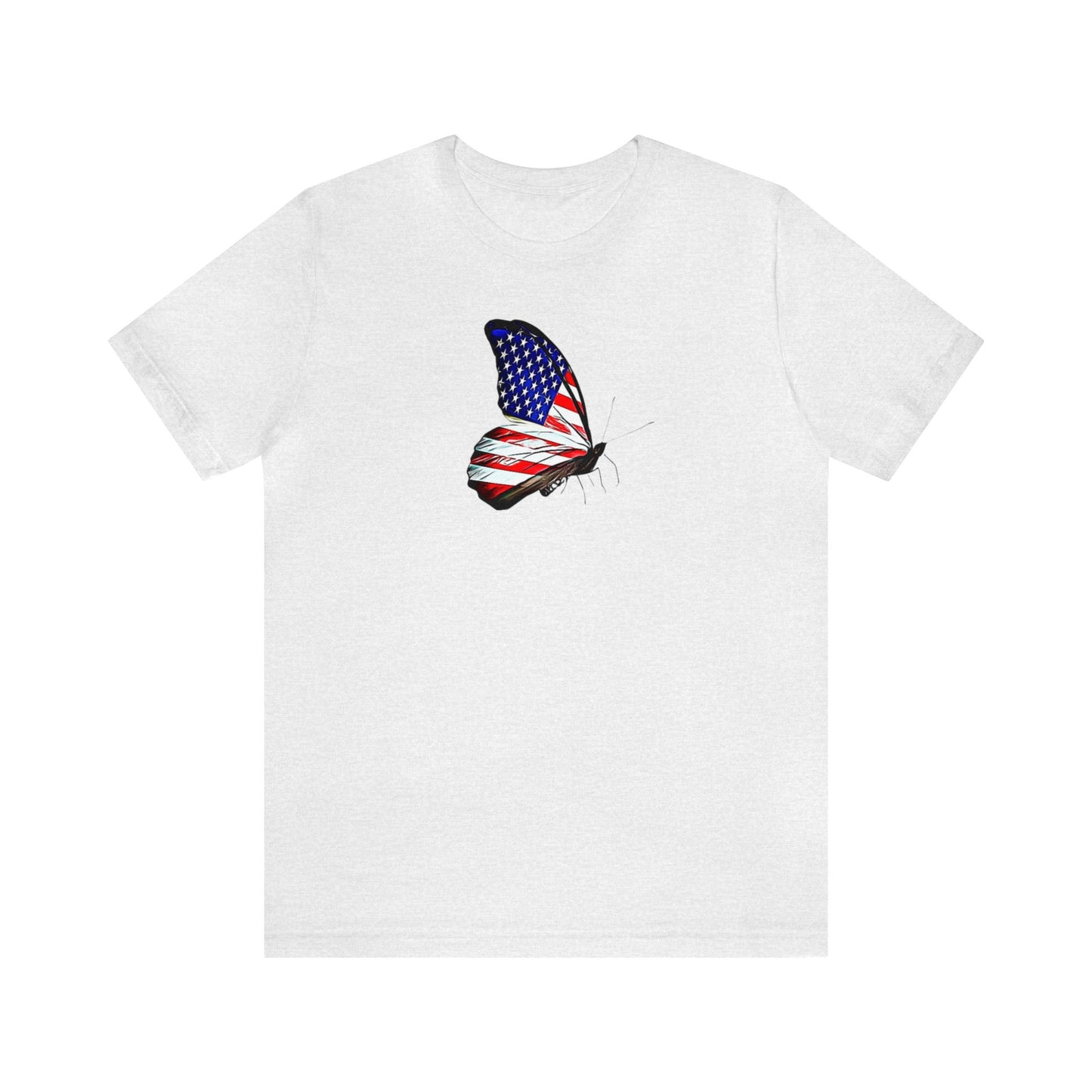 American Flag Butterfly Shirt, Red, White and Blue, 4th of July Shirt, Patriotic Shirt, USA Shirt, Freedom Shirt, Butterfly Shirt, Butterfly