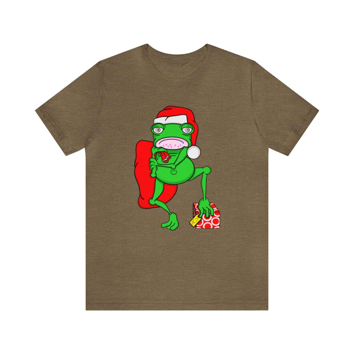 Frog Santa Shirt, Santa Claus Shirt, Christmas Shirt, Xmas Shirt, Holiday Shirt, Merry Shirt, Festive Shirt, Merry Christmas Tee, Frog Shirt