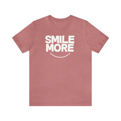 Smile More Shirt, Awesome T Shirt, Teacher Shirt, Motivational, Counselor Shirt, Teacher Tee, Back to School, Positive Tee, Be Happy, Smile