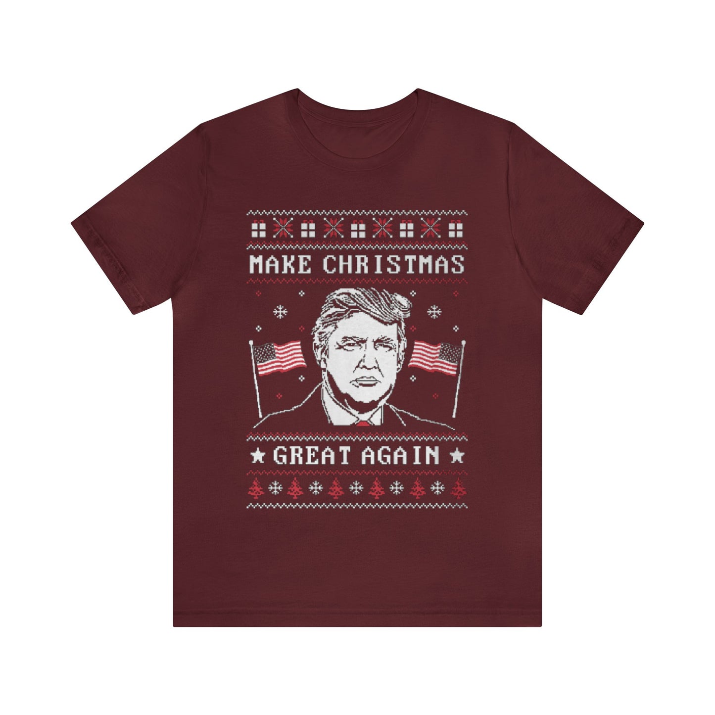 Make Christmas Great Again Ugly Christmas Sweater, Holiday, Donald Trump, Funny Christmas, Funny Gift, Christmas Tee, Sweatshirt, MAGA Shirt