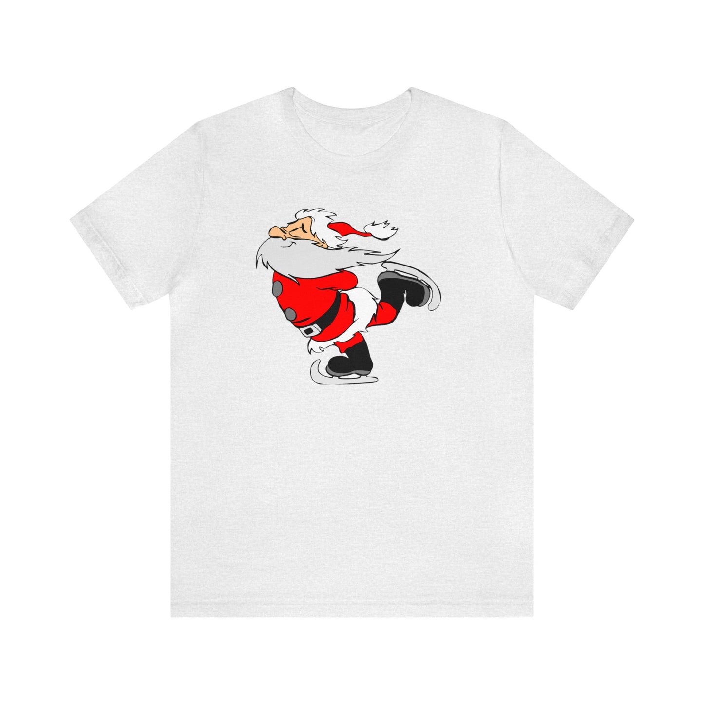 Ice Skating Santa Shirt, Santa Claus Shirt, Christmas Shirt, Xmas Shirt, Holiday Shirt, Merry Shirt, Festive Shirt, Merry Christmas Tee