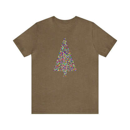 Multi Colored Christmas Tree Shirt, Christmas Shirt, Xmas Shirt, Holiday Shirt, Merry Shirt, Festive Shirt, Merry Christmas Tee, Christmas