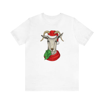 Goat Santa Shirt, Santa Claus Shirt, Christmas Shirt, Xmas Shirt, Holiday Shirt, Merry Shirt, Festive Shirt, Merry Christmas Tee, Goat Lover