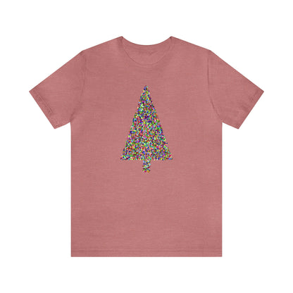 Multi Colored Christmas Tree Shirt, Christmas Shirt, Xmas Shirt, Holiday Shirt, Merry Shirt, Festive Shirt, Merry Christmas Tee, Christmas