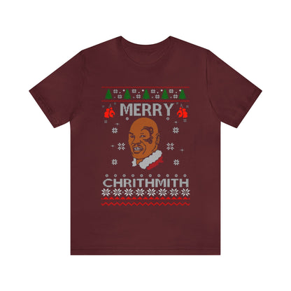 Mike Tyson Merry Chrithmith Ugly Christmast, Holiday Sweater, Xmas, Funny Christmas, Funny Gift, Christmas Shirt, Ugly Sweater, Sweatshirt