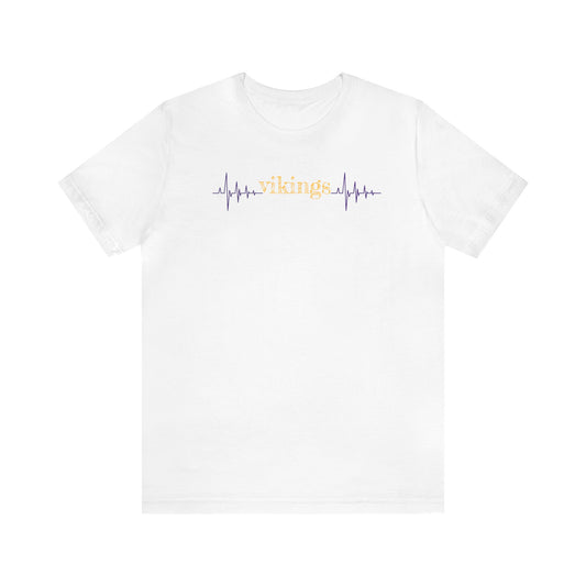 Heartbeat Minnesota Vikings Shirt, Football Shirt, Heartbeat Sports Shirt, Minnesota  Football, Football Tee, Heartbeat Shirt, Vikings Shirt