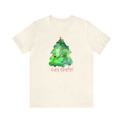 Happy Christmas Tree Shirt, Christmas Shirt, Xmas Shirt, Holiday Shirt, Merry Shirt, Festive Shirt, Merry Christmas Tee, Christmas Gift