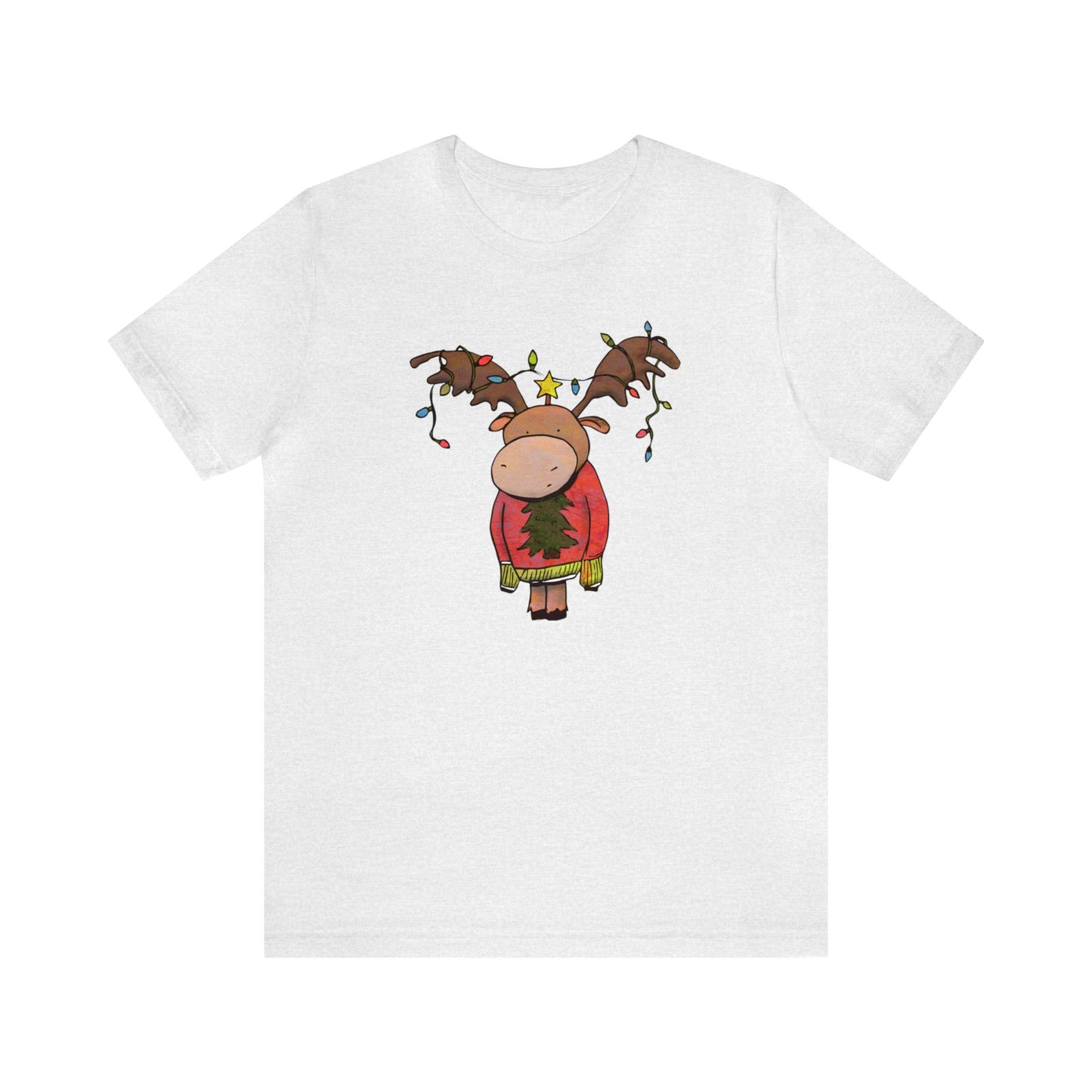 Christmas Moose, Moose Shirt, Christmas Shirt, Xmas Shirt, Holiday Shirt, Merry Shirt, Festive Shirt, Merry Christmas T, Winter Tee, Holiday