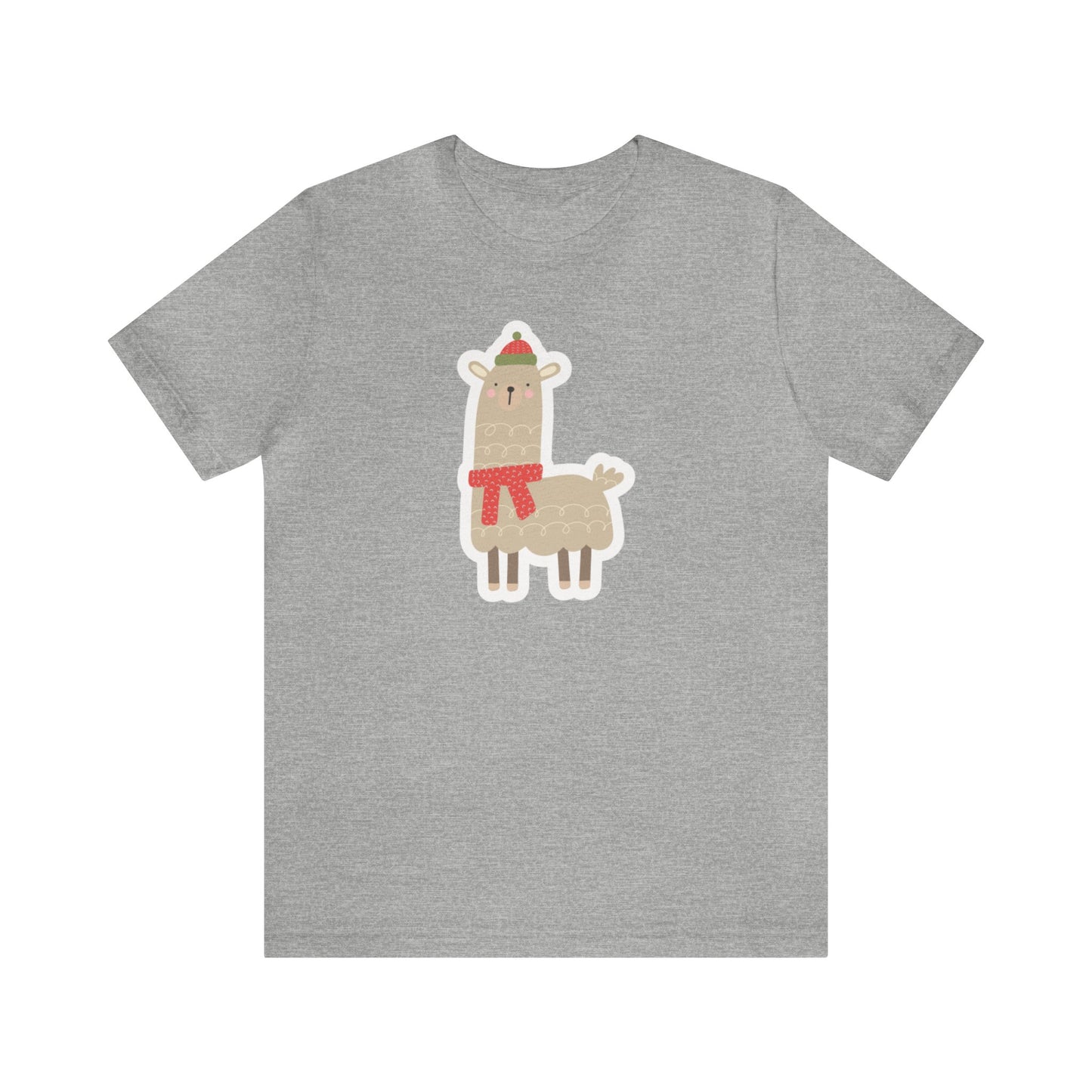 Llama Wearing a Scarf Shirt, Llama shirt, Llama Christmas Shirt, Xmas Shirt, Holiday Shirt, Merry Shirt, Festive Shirt, Merry Christmas T