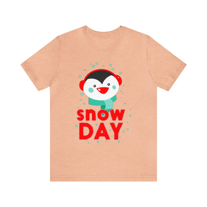 Snow Day Shirt, Penguin Shirt, No School Shirt, Christmas Shirt, Holiday Shirt, Merry Shirt, Festive Shirt, Christmas Gift, Winter Tee