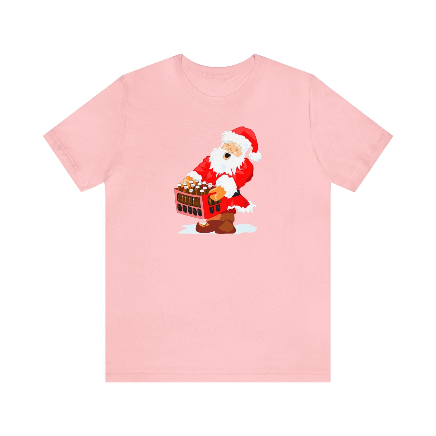 Santa Carrying Case of Wine Shirt, Santa Claus Shirt, Christmas Shirt, Xmas Shirt, Holiday Shirt, Merry Shirt, Festive Tee, Merry Christmas