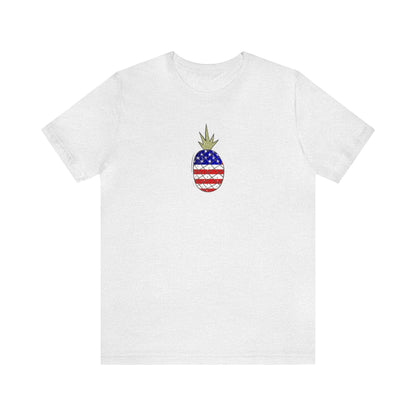 American Flag Pineapple Shirt, Red, White and Blue, 4th of July Shirt, Patriotic Shirt, Pineapple Shirt, Freedom Shirt, United States Shirt